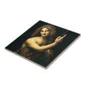 Leonardo Da Vinci - St. John The Baptist Tegeltje (Zijkant)