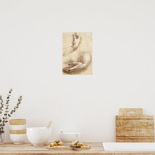 Leonardo da Vinci Studie over het Poster van wapen (Keuken)