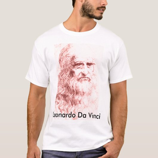 Leonardo Da Vinci T-Shirt (Voorkant)