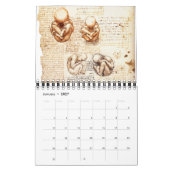 LEONARDO DA VINCI tekeningen 2015 Kalender (Jan 2027)