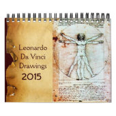 LEONARDO DA VINCI tekeningen 2015 Kalender (Hoes)