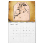 LEONARDO DA VINCI TEKENINGEN 2017 KALENDER (Feb 2027)