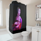 Leonardo da Vinci – The Lady with an Ermine Douchegordijn (In situ)