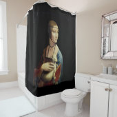 Leonardo da Vinci – The Lady with an Ermine Douchegordijn (In situ)