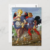 Leonardo da Vinci Tobias en de Angel Briefkaart (Voorkant / Achterkant)