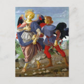 Leonardo da Vinci Tobias en de Angel Briefkaart (Voorkant)