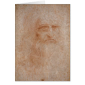 Leonardo da Vinci, vermoedelijk zelfportret (Voorkant)