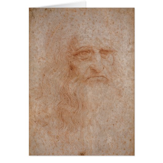 Leonardo da Vinci, vermoedelijk zelfportret (Voorkant)