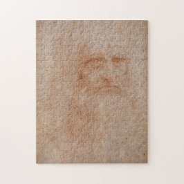 Leonardo da Vinci, vermoedelijk zelfportret Legpuzzel