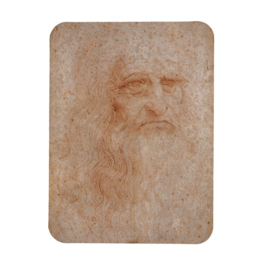 Leonardo da Vinci, vermoedelijk zelfportret Magneet (Verticaal)