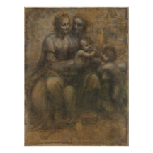 Leonardo da Vinci Virgin en kind met St Anne