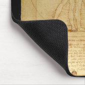 Leonardo da Vinci, Vitruviaans Man Muismat (Hoek)