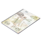 Leonardo Da Vinci Vitruvian Man Collage Notitieboek (Linkerzijde)