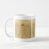 Leonardo da Vinci , Vitruvian Man Koffiemok (Links)