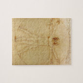 Leonardo da Vinci , Vitruvian Man Legpuzzel (Horizontaal)
