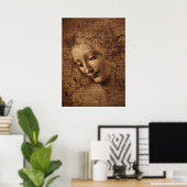 Leonardo Da Vinci Young Woman Poster (Thuiskantoor)