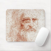 Leonardo da Vinci Zelfportret Kunst Muismat (Met muis)