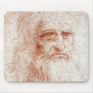 Leonardo da Vinci Zelfportret Kunst Muismat