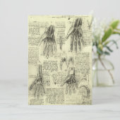 Leonardo da Vinci's anatomie van de menselijke han (Staand voorkant)