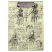 Leonardo da Vinci's anatomie van de menselijke han Klembord (Voorkant)