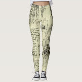Leonardo da Vinci's anatomie van de menselijke han Leggings (Voorkant)