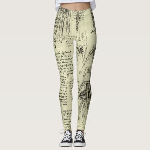 Leonardo da Vinci's anatomie van de menselijke han Leggings