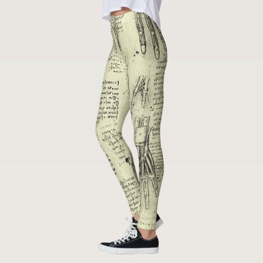 Leonardo da Vinci's anatomie van de menselijke han Leggings (Links)