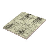 Leonardo da Vinci's anatomie van de menselijke han Tegeltje (Zijkant)