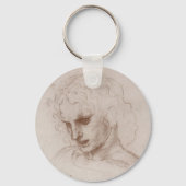 Leonardo da Vinci's apostel Jacobus Kasteel Sforza Sleutelhanger (Achterkant)
