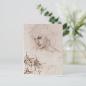 Leonardo da Vinci's apostel Jacobus Sforza Kasteel Briefkaart (Staand voorkant)