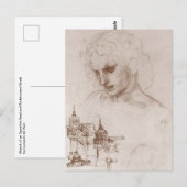 Leonardo da Vinci's apostel Jacobus Sforza Kasteel Briefkaart (Voorkant / Achterkant)