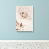 Leonardo da Vinci's apostel Jacobus Sforza Kasteel Canvas Afdruk (Insitu (Houten vloer))