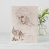 Leonardo da Vinci's apostel Jacobus Sforza Kasteel Kaart (Staand voorkant)