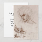 Leonardo da Vinci's apostel Jacobus Sforza Kasteel Kaart (Voorkant / Achterkant)