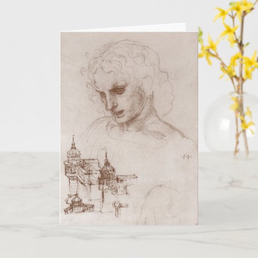 Leonardo da Vinci's apostel Jacobus Sforza Kasteel Kaart (Gele Bloem)