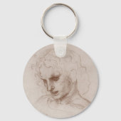 Leonardo da Vinci's apostel Jacobus Sforza Kasteel Sleutelhanger (Voorkant)