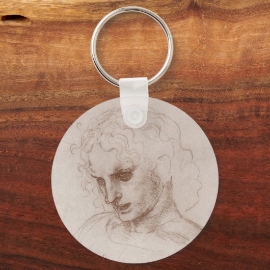Leonardo da Vinci's apostel Jacobus Sforza Kasteel Sleutelhanger (Voorkant)