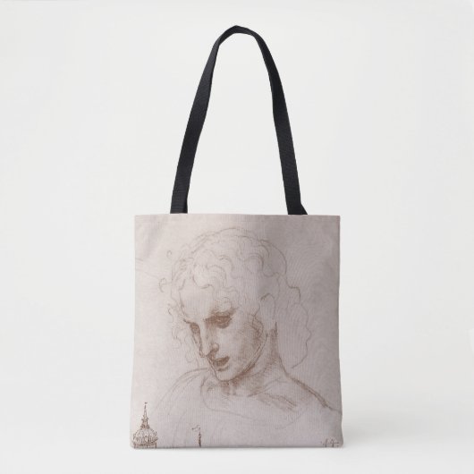Leonardo da Vinci's apostel Jacobus Sforza Kasteel Tote Bag (Voorkant)