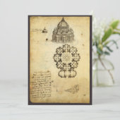 Leonardo da Vinci's Architectonische Kathedraalstu (Staand voorkant)