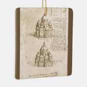 Leonardo da Vinci's Architectonische Kathedraalstu Keramisch Ornament (Rechts)