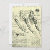 Leonardo da Vinci's arm- en schouderanatomie (Voorkant)