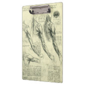 Leonardo da Vinci's arm- en schouderanatomie Klembord (Links)