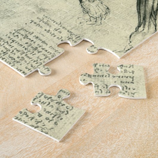 Leonardo da Vinci's arm- en schouderanatomie Legpuzzel (Zijkant)