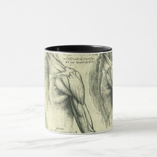 Leonardo da Vinci's arm- en schouderanatomie Mok (Midden)