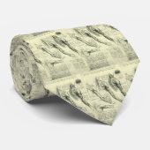 Leonardo da Vinci's arm- en schouderanatomie Stropdas (Opgerold)