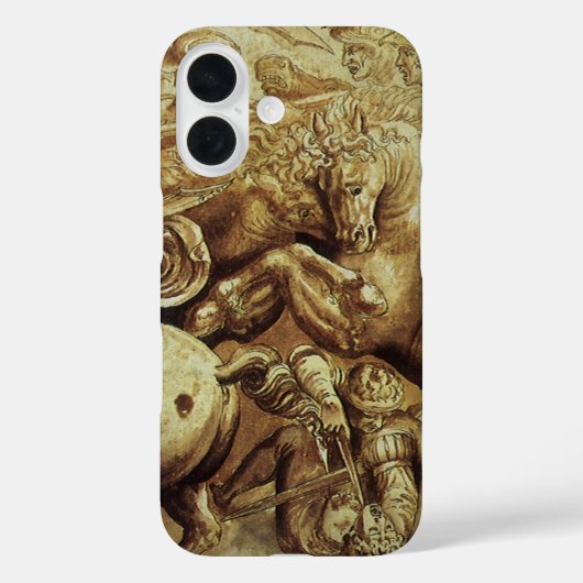 Leonardo da Vinci's De Slag bij Anghiari Case-Mate iPhone Case (Achterkant)