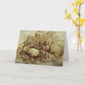Leonardo da Vinci's De Slag bij Anghiari Kaart (Gele Bloem)