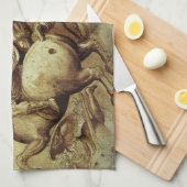 Leonardo da Vinci's De Slag bij Anghiari Theedoek (Quarter Fold)