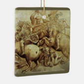 Leonardo da Vinci's De slag om Anghiari Keramisch Ornament (Rechts)