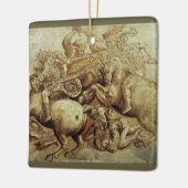 Leonardo da Vinci's De slag om Anghiari Keramisch Ornament (Links)